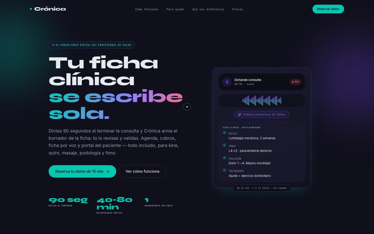 Sitio cronica.online construido por RIG Digital